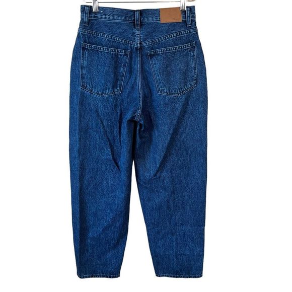 High Rise 90s Style Madewell Balloon Jeans - Dark Blue Denim - Picture 14 of 14